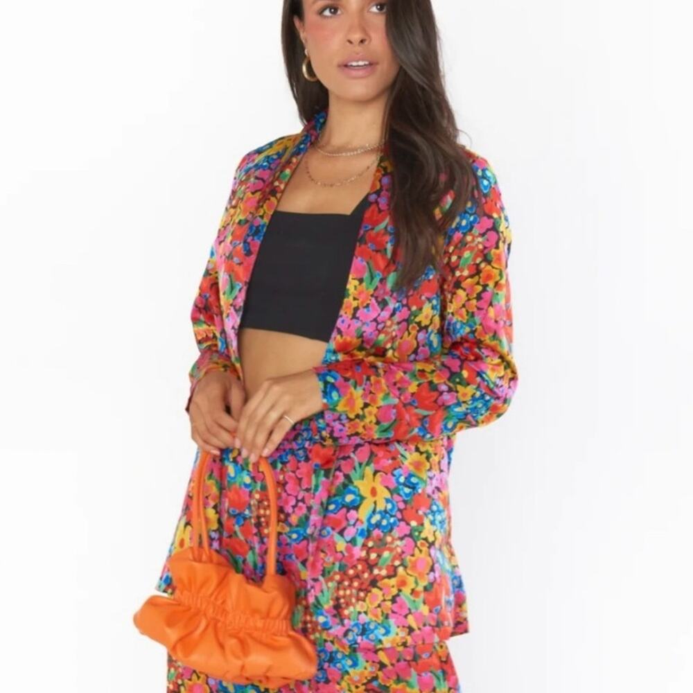Show Me Your Mumu Floral Felix Blazer in Garden Glow Women’s Sz L